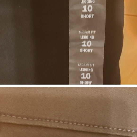 Black Lee Jeggings, Size 10 Short, NWT - Picture 8 of 8